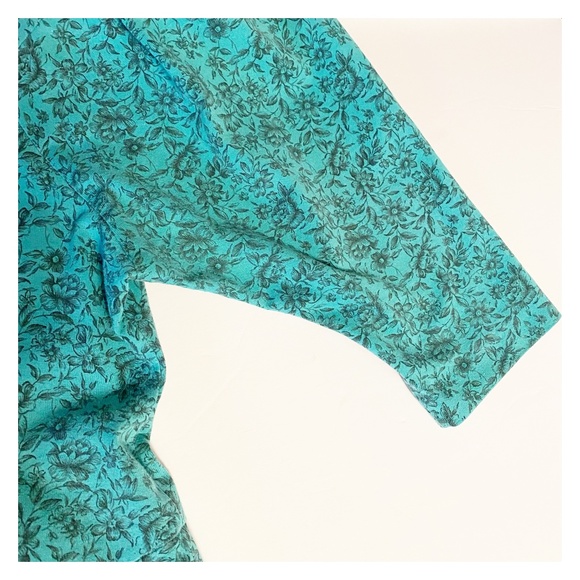 VINTAGE - EXPLOSION MICRO FLORAL PRINT DRESS - Picture 6 of 7